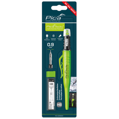 Artikelbild 2 für Pica Fine Dry 7070 Tieflochmarker-Bleistift Set schwarz HB 0,9 mm, 1 Set, Artikelnummer 549227