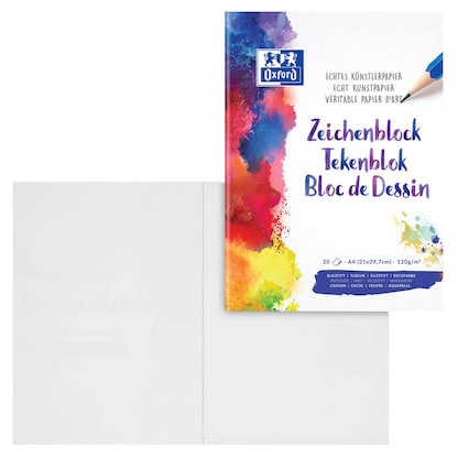 Artikelbild für OXFORD Zeichenblock Schule DIN A4, Artikelnummer 784227