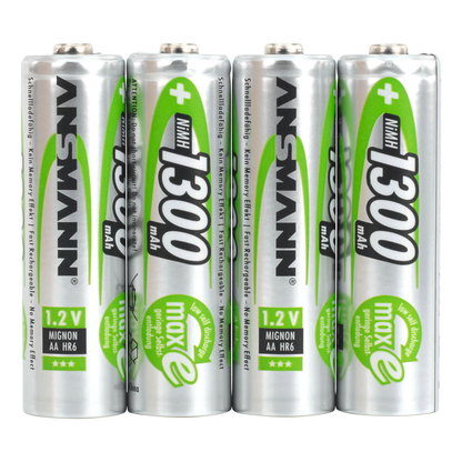 Artikelbild 3 für 4 ANSMANN Akkus maxE Mignon AA 1.300 mAh, Artikelnummer 890602