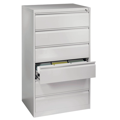Artikelbild 3 für CP Acurado Karteischrank lichtgrau 6 Schubladen 78,7 x 59,0 x 135,7 cm, Artikelnummer 826958