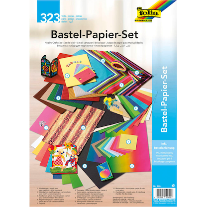 Artikelbild 5 für folia Bastelset Kreativ-Set 323-tlg. mehrfarbig, Artikelnummer 822294