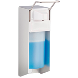 Artikelbild 1 für relaxdays Desinfektionsspender 10024242_0 silber Kunststoff 0,5 l, Artikelnummer 300051