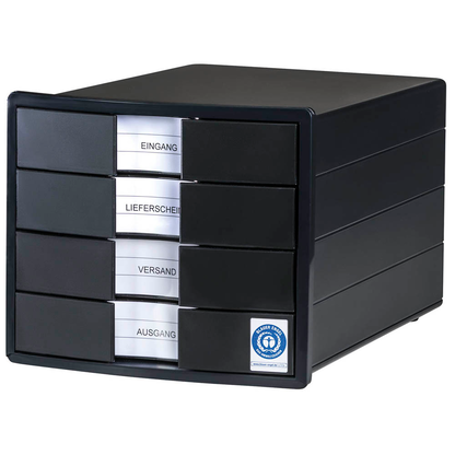Artikelbild 3 für HAN Schubladenbox KARMA schwarz 10128-13, DIN A4 mit 4 Schubladen, Artikelnummer 661724