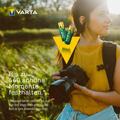 Artikelbild 6 für 4 VARTA Akkus RECHARGE ACCU Power Mignon AA 2.100 mAh, Artikelnummer 883223