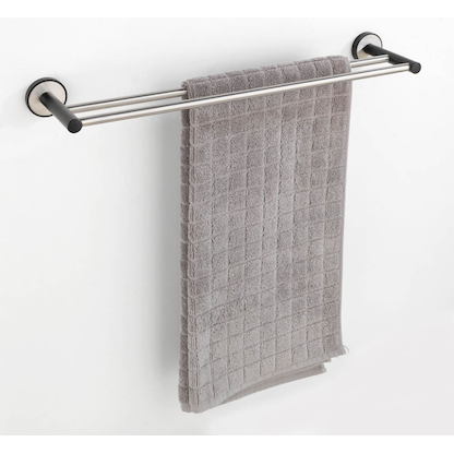 Artikelbild 3 für WENKO Handtuchhalter Duo Udine silber, Artikelnummer 808632