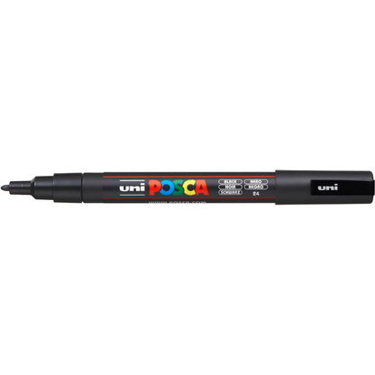 Artikelbild 21 für uni-ball POSCA PC-3M Acrylstift schwarz 0,9 - 1,3 mm, 1 St., Artikelnummer 106926