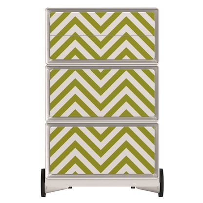 Artikelbild 3 für PAPERFLOW easyBox Vintage Rollcontainer weiß, bunt 4 Auszüge 39,0 x 43,6 x 64,2 cm, Artikelnummer 215154