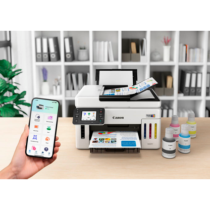 Artikelbild 10 für AKTION: Canon MAXIFY GX6150 3 in 1 Tintenstrahl-Multifunktionsdrucker weiß mit 100 Euro CashBack, Artikelnummer 710647