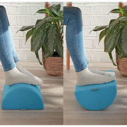 Artikelbild für LEITZ Fußstütze Ergo Cosy blau Stoff, Artikelnummer 794004
