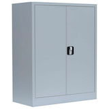 Artikelbild 1 für LÜLLMANN Metallschrank 530310 lichtgrau 80,0 x 38,3 x 100,0 cm, aufgebaut, Artikelnummer 182376