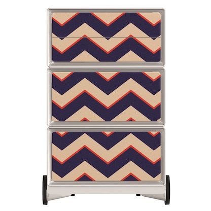 Artikelbild 3 für PAPERFLOW easyBox Vintage Rollcontainer weiß, bunt 4 Auszüge 39,0 x 43,6 x 64,2 cm, Artikelnummer 215174