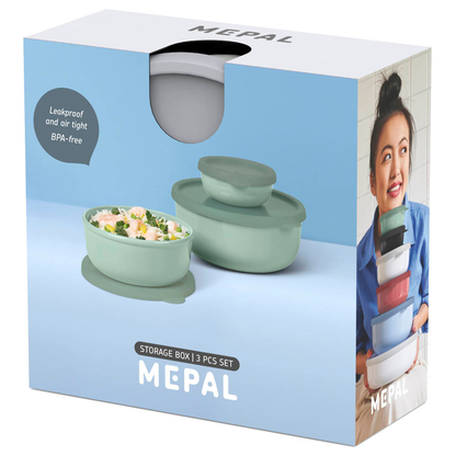 Artikelbild 2 für MEPAL Frischhaltedosen-Set Lumina 2.0 weiß 0,25/0,75/1,5 l, 1 Set, Artikelnummer 546657