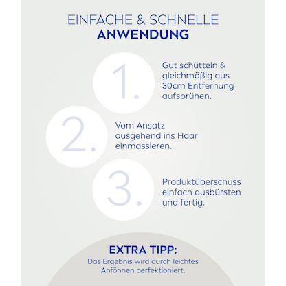 Artikelbild 4 für NIVEA FRESH VOLUME Trockenshampoo 200,0 ml, Artikelnummer 578429