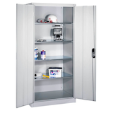 Artikelbild 1 für CP Metallschrank 8922-00 S10551 lichtgrau 93,0 x 60,0 x 195,0 cm, aufgebaut, Artikelnummer 415568