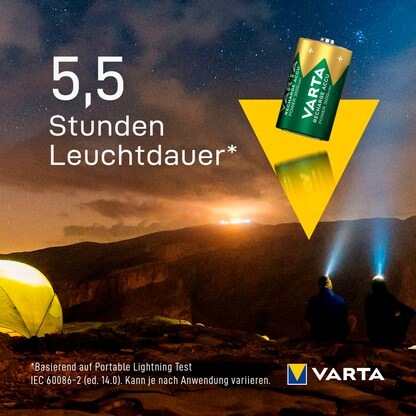Artikelbild 7 für 2 VARTA Akkus RECHARGE ACCU Power Baby C 3.000 mAh, Artikelnummer 553721