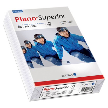 Artikelbild 2 für Plano® Kopierpapier Superior DIN A5 80 g/qm 500 Blatt, Artikelnummer 215707