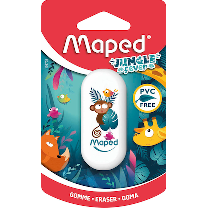 Artikelbild 2 für maped Radiergummi JUNGLE fever weiß, 1 St., Artikelnummer 260154