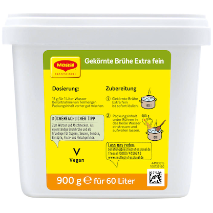 Artikelbild 4 für Maggi® Gekörnte Brühe 900,0 g, Artikelnummer 691069