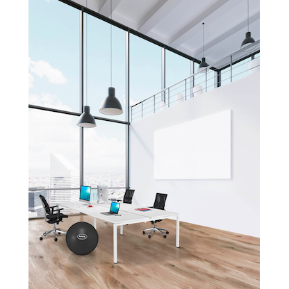 Artikelbild 4 für PAPERFLOW easyDesk Doppelschreibtisch weiß rechteckig, 4-Fuß-Gestell weiß 320,0 x 166,0 cm, Artikelnummer 527933