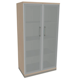 Artikelbild 1 für fm Aktenschrank Oldenburg, 4260429767618 akazie, Acrylglas satiniert 3 Fachböden 80,0 x 44,2 x 151,7 cm, Artikelnummer 372312