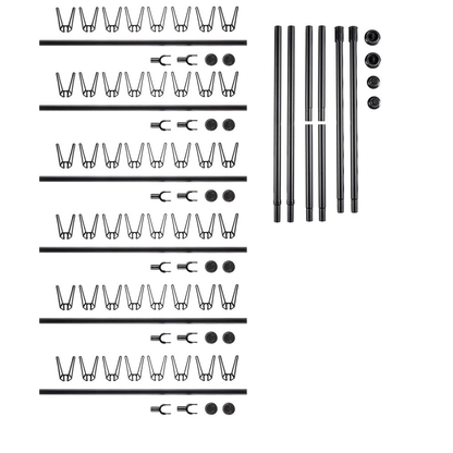 Artikelbild 8 für WENKO Teleskop-Schuhregal Herkules Shoes schwarz 94,0 x 9,0 x 165,0 - 300,0 cm, Artikelnummer 531341