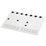 Artikelbild 1 für SIGEL Schreibtischunterlage WOCHENPLANER schwarz/weiß Papier 42,0 x 29,7 cm, 30 Blatt, Artikelnummer 481109