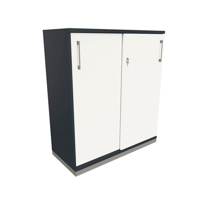 Artikelbild 22 für fm Schiebetürenschrank Oldenburg, 4260649683491 weiß, lavagrau 1 Fachboden 100,0 x 44,2 x 113,3 cm, Artikelnummer 407664