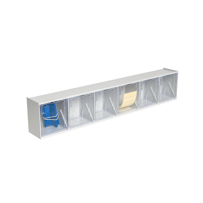 Artikelbild 6 für hünersdorff Sortimentskasten unbefüllt MultiStore grau 6 Fächer, Artikelnummer 167538