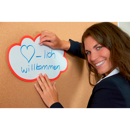 Artikelbild 4 für FRANKEN Moderationskarten weiß/rot 37,0 x 62,0 cm, 20 St., Artikelnummer 536610