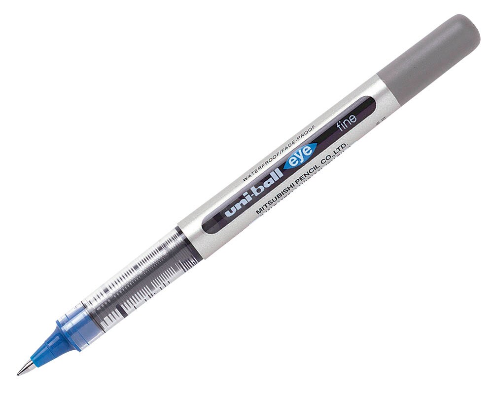Uni-Ball Eye Designer Tintenroller – 4er Set (Schwarz, Blau, Grün, Rot), 0,7 Mm, Mit Super Ink