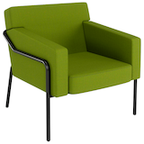 Artikelbild 1 für medso powered by PAPERFLOW Sessel MEDSO L grün schwarz Kunststoff, 1 St., Artikelnummer 523003