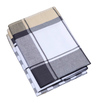 Artikelbild für Dyckhoff Geschirrtücher Karo grau 50 x 70 cm, 3 St., Artikelnummer 500183