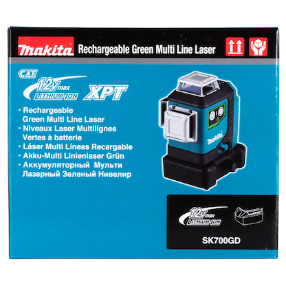 Artikelbild 19 für makita SK700GD Akku-Multilinienlaser 12,0 V, ohne Akku, Artikelnummer 307829