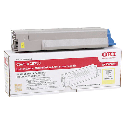 Artikelbild 7 für OKI 43872305 gelb Toner, Artikelnummer 101022