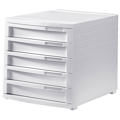 Artikelbild 3 für HAN Schubladenbox Contur weiß 1505-12, DIN B4 mit 5 Schubladen, Artikelnummer 661704