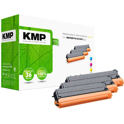 Artikelbild 4 für KMP B-T99V cyan, magenta, gelb Toner kompatibel zu brother TN-421C/M/Y, 3er-Set, Artikelnummer 724363