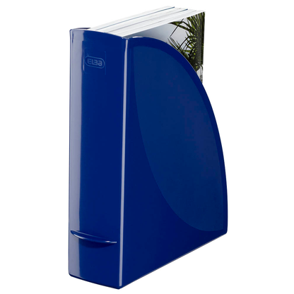 Artikelbild 3 für 4 ELBA Stehsammler wave 400091710 blau Kunststoff, DIN A4, Artikelnummer 387030