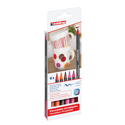 Artikelbild 13 für edding 4200 Porzellanstifte farbsortiert 1,0 - 4,0 mm, 6 St., Artikelnummer 489272