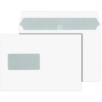 Artikelbild für MAILmedia Briefumschläge DIN C5 mit Fenster weiß haftklebend 500 St., Artikelnummer 251633