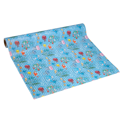 Artikelbild 2 für JUNG SCHÖNER VERPACKEN Geschenkpapier Capitano Fische blau, 20,0 m, Artikelnummer 223158