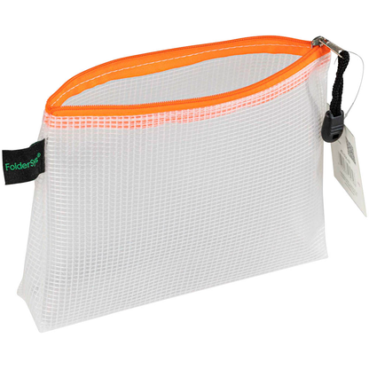 Artikelbild 6 für FolderSys Reißverschlussbeutel transparent/orange 0,28 mm, 1 St., Artikelnummer 278639