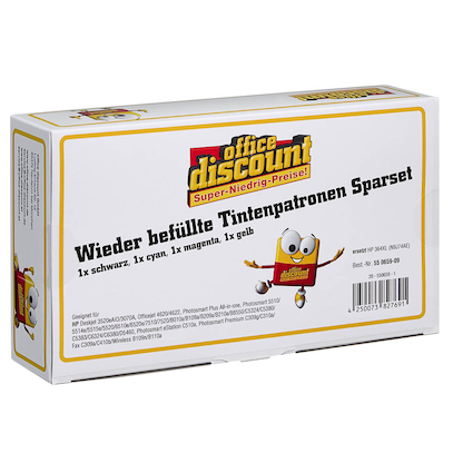 Artikelbild 2 für office discount schwarz, cyan, magenta, gelb Druckerpatrone kompatibel zu HP 364XL (N9J74AE), 4er-Set, Artikelnummer 550659