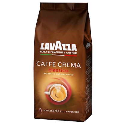 Artikelbild 14 für LAVAZZA CAFFÈ CREMA classico Kaffeebohnen, Arabica- und Robustabohnen kräftig, 500,0 g, Artikelnummer 610030