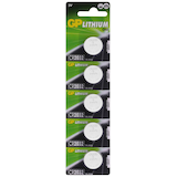 Artikelbild 1 für 5 GP Knopfzellen CR2032 3,0 V, Artikelnummer 676189