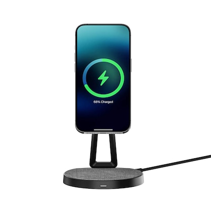 Artikelbild 2 für XLAYER MagFix Pro 2 in 1 Induktive Ladestation schwarz, 15 Watt, Artikelnummer 344917