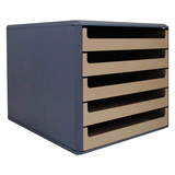 Artikelbild 1 für M&M Schubladenbox karamell 30057652BE, DIN A4 mit 5 Schubladen, Artikelnummer 327037