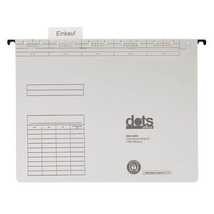 Artikelbild 4 für AKTION: 10 dots Personalhefter Karton lichtgrau 4 x kaufmännische Heftung, Artikelnummer 389585