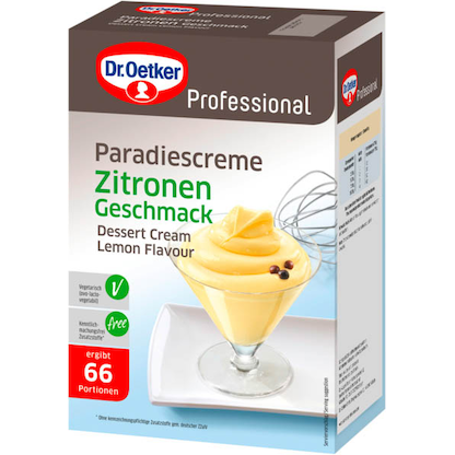 Artikelbild für Dr. Oetker Paradiescreme Zitrone 1,0 kg, Artikelnummer 576916