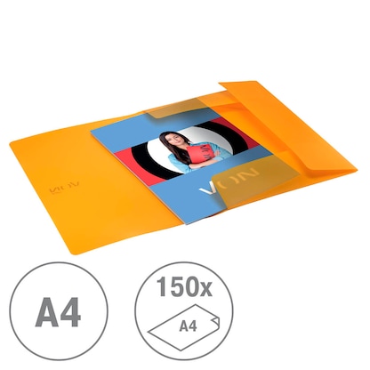 Artikelbild 3 für VON LEITZ Sammelmappe DIN A4 gelb, 1 St., Artikelnummer 634958