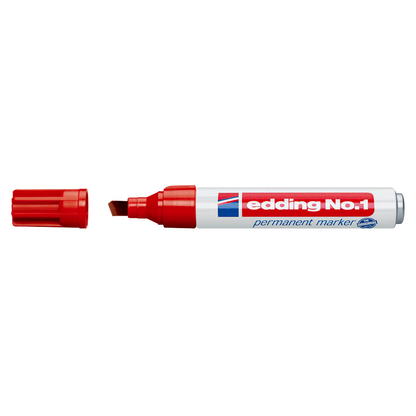 Artikelbild 14 für edding No. 1 Permanentmarker rot 1,0 - 5,0 mm, 10 St., Artikelnummer 254920
